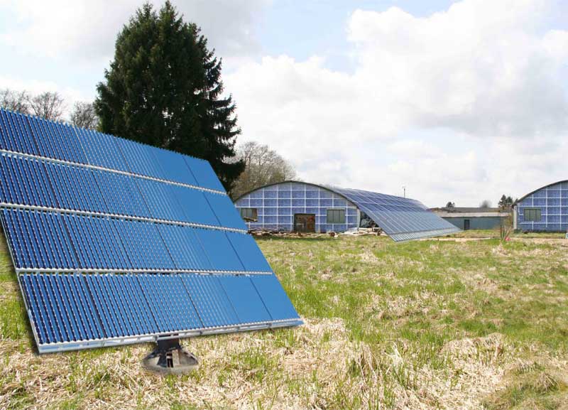 Solaranlage, Solarzellen, Solartechnik 